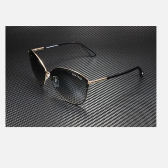 Tom Ford Smoke Rose Gold 59mm Sunglasses